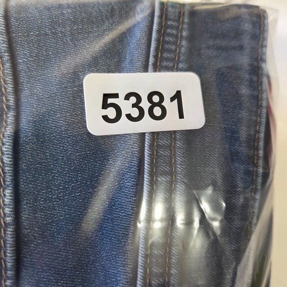 Democracy Jeans Womens 10 Blue Flare Mid Rise Ab Technology Stretch Denim - Picture 9 of 9